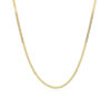 14K Yellow Gold Gourmette Chain, 1.4 mm