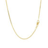 14K Yellow Gold Gourmette Chain, 1.4 mm