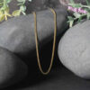 14K Yellow Gold Gourmette Chain, 1.4 mm