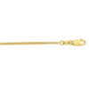 14K Yellow Gold Gourmette Chain, 1.4 mm