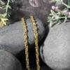 4.50mm chain in solid 14K yellow gold, view 4