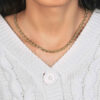 5 mm solid diamond-cut rope chain in solid 10K yellow gold, view 9