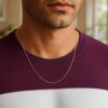 14K Rose Gold Cable Oval Chain
