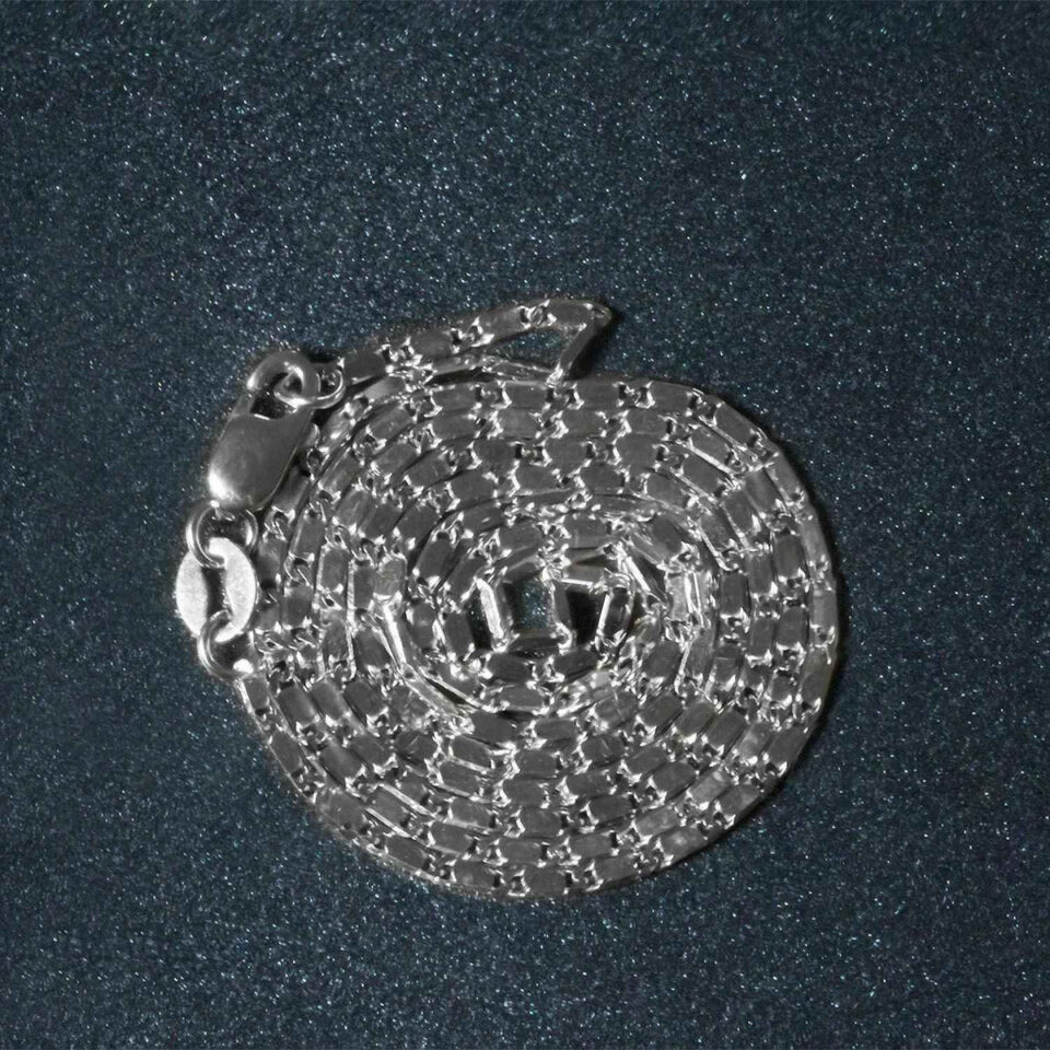 14K White Gold Pendant 1.00mm