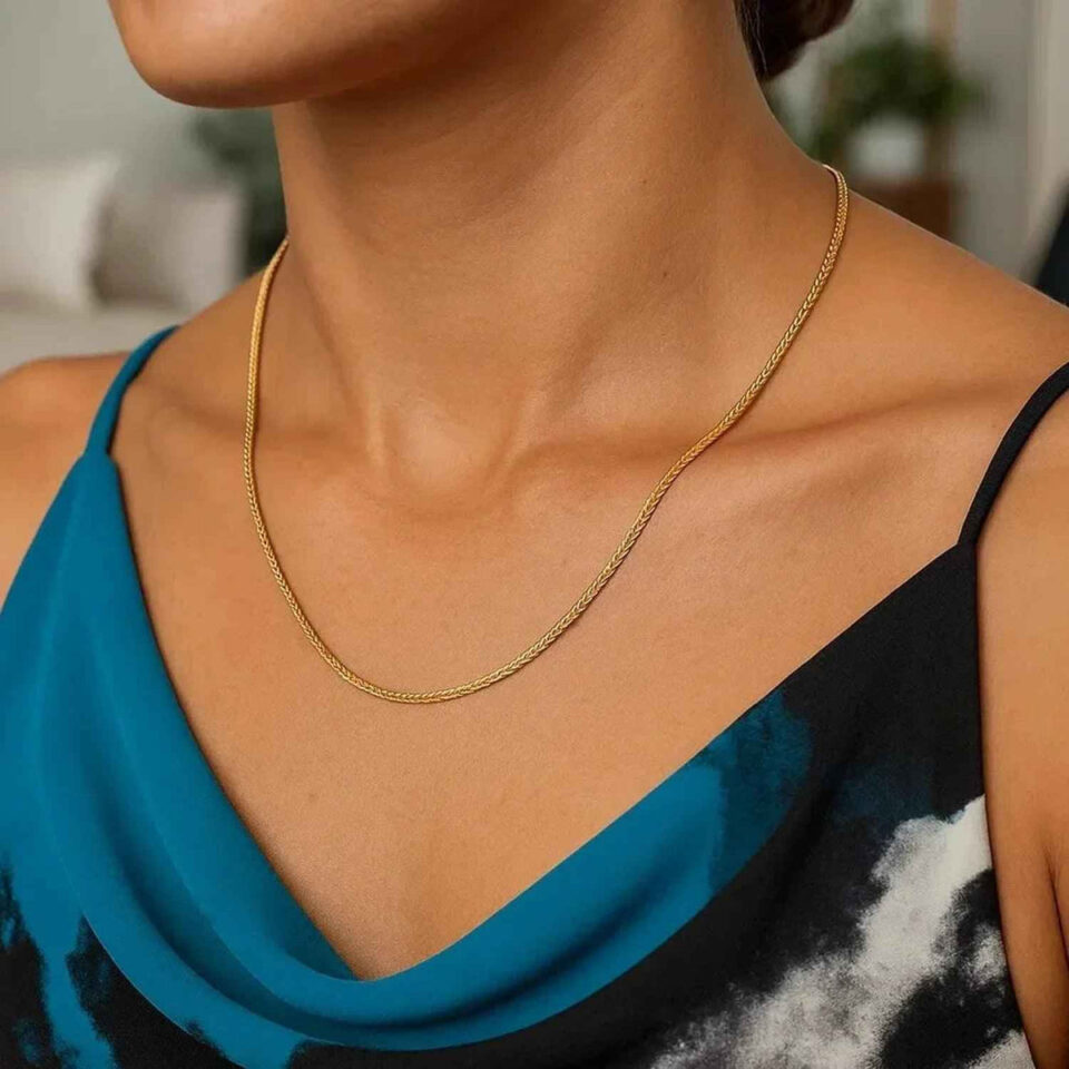 14K Yellow Gold Franco Chain 1.20mm