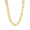 10K Yellow Gold Curb Chain 7.00mm