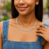 14K Two-Tone Gold Necklace 4.0mm