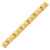 4.85mm bracelet in solid 14K yellow gold, view 2