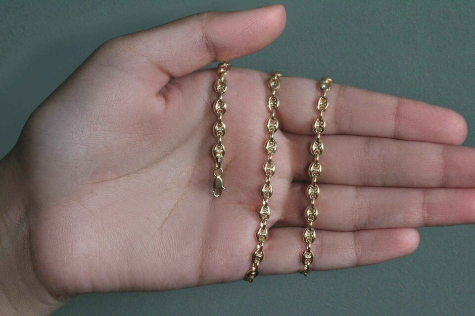 14K Yellow Gold Mariner Chain 4.70mm