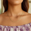 14K Yellow Gold Singapore Chain 0.81mm