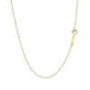 14K Yellow Gold Singapore Chain 0.81mm