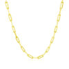 Sterling Silver, Gold Plated Paperclip 2.50mm