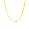 Sterling Silver, Gold Plated Paperclip 2.50mm