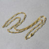 Sterling Silver, Gold Plated Paperclip 2.50mm