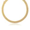 9.0mm necklace in solid 14K yellow gold