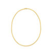 14K Yellow Gold Necklace Brick