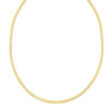 14K Yellow Gold Necklace Brick