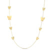 14K Yellow Gold Butterfly Necklace