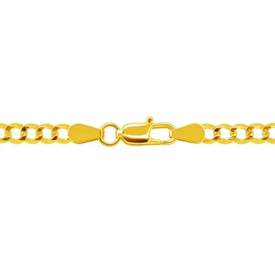 14K Yellow Gold Curb Chain 2.60mm