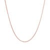 14K Rose Gold Wheat Round Chain 0.70mm