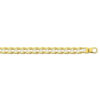 7.85mm bracelet in solid 14K two-tone gold, view 2