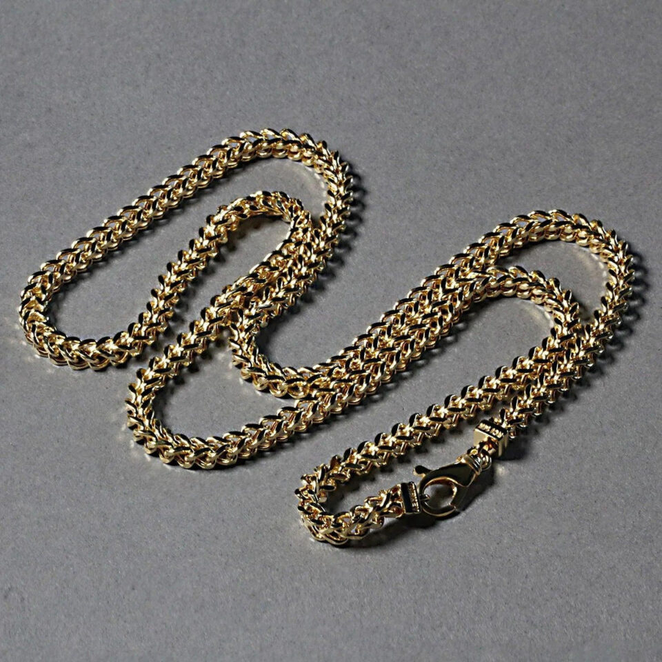 14K Yellow Gold Franco Chain 4.40mm