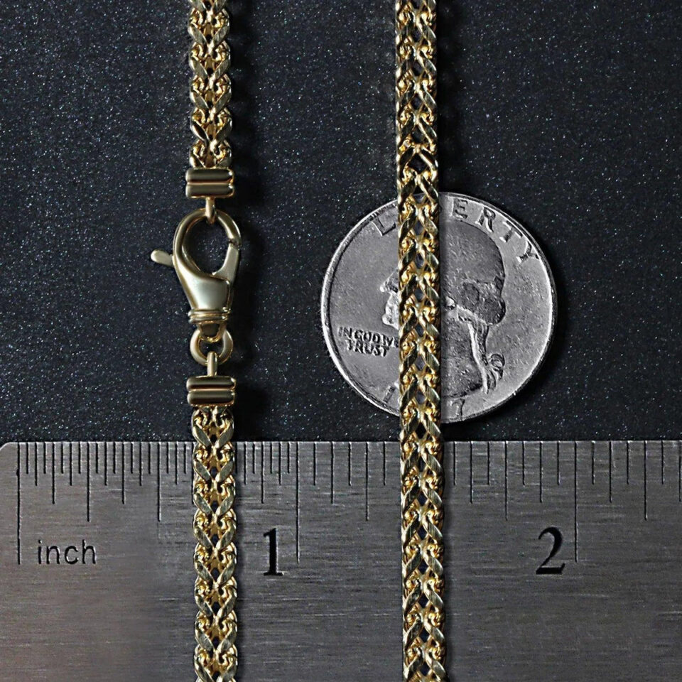 14K Yellow Gold Franco Chain 4.40mm