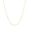 Snake round chain in solid 14K yellow gold