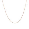 14K Rose Gold Box Chain, 0.6 mm