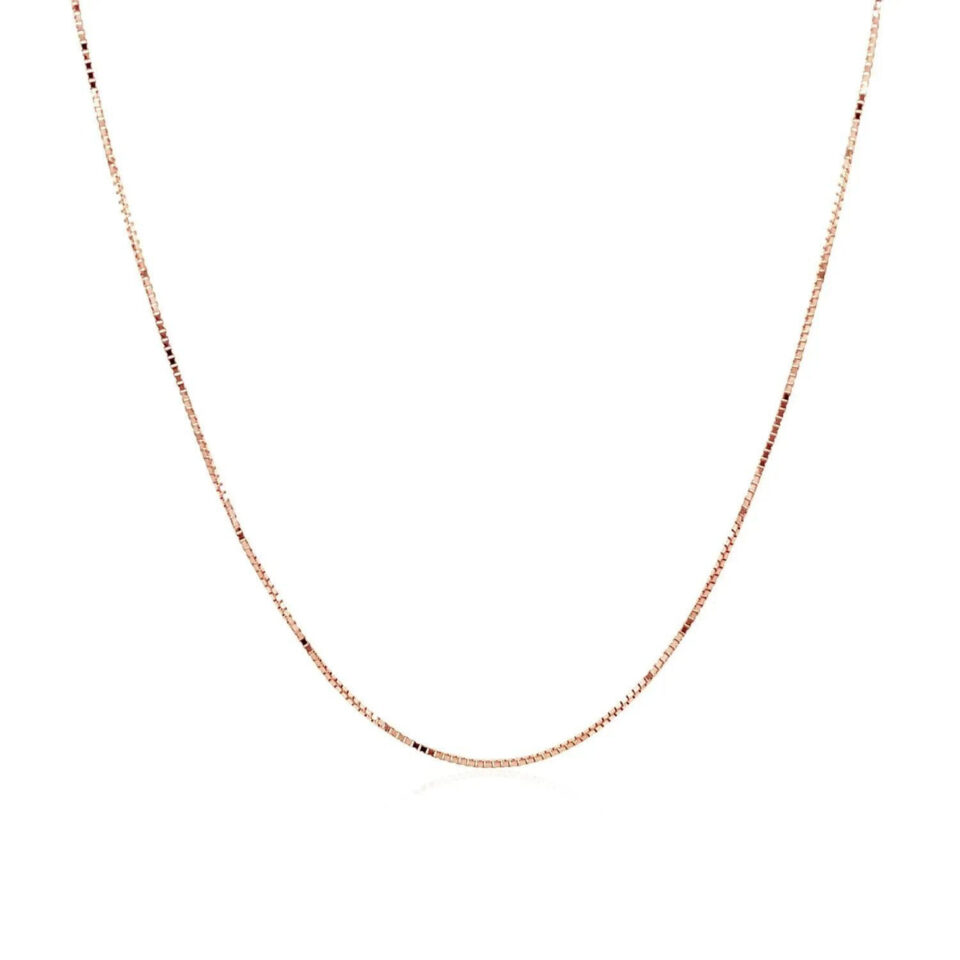 14K Rose Gold Chain 0.60mm