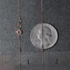 14K Rose Gold Box Chain, 0.6 mm