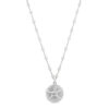 Sterling Silver, Rhodium Plated Necklace 6.6g