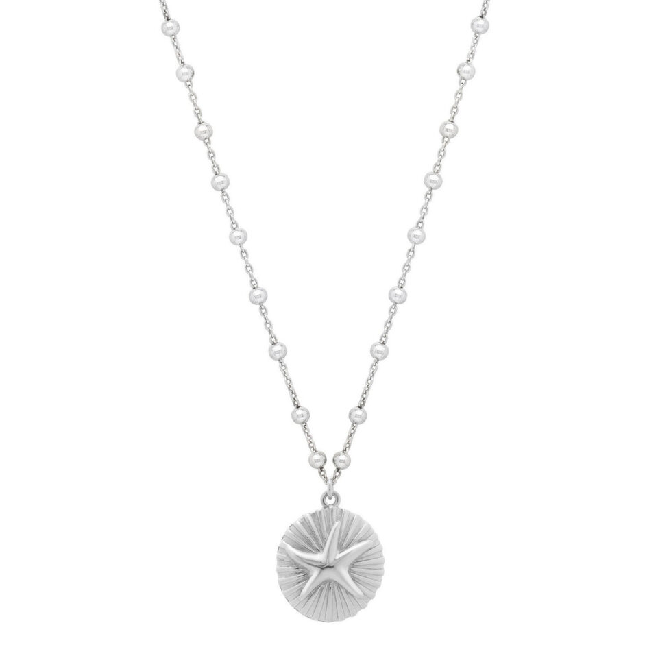 Sterling Silver, Rhodium Plated Necklace 6.6g