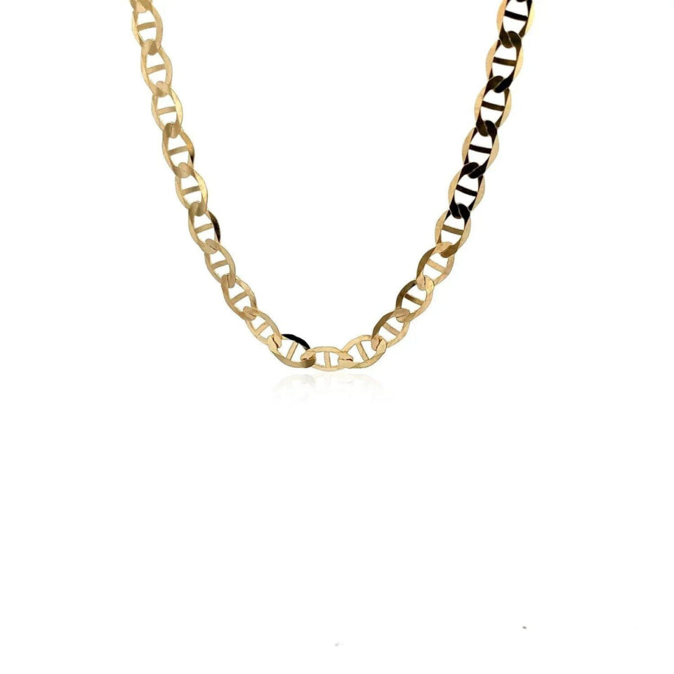 10K Yellow Gold Mariner Chain 5.10mm