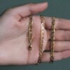5.10mm mariner chain in solid 10K yellow gold, view 8