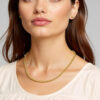 14K Yellow Gold Graduated Bead Necklace