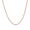 14K Rose Gold Wheat Round Chain 1.20mm