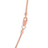 14K Rose Gold Wheat Round Chain 1.20mm