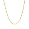 14K Two-Tone Gold Singapore Chain