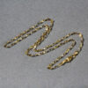14K Two-Tone Gold Singapore Chain