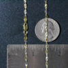14K Two-Tone Gold Singapore Chain