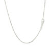 14K White Gold Diamond-Cut Cable Link Chain, 1.1 mm