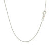 14K White Gold Wheat Round Chain 0.60mm
