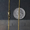 14K Yellow Gold Wheat Chain 1.80mm