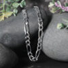 14K White Gold Figaro Chain 6.00mm