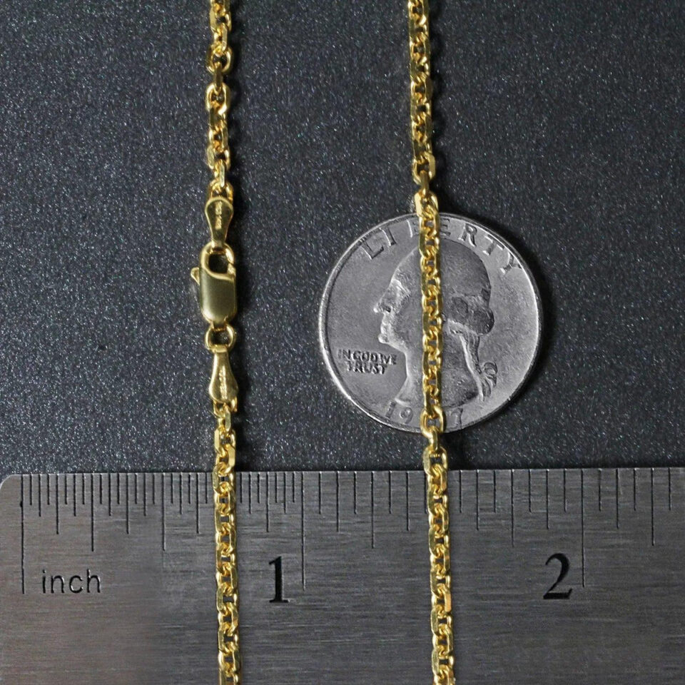 14K Yellow Gold Cable Chain 3.0mm