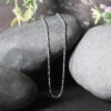 14K White Gold Bead Chain 1.30mm