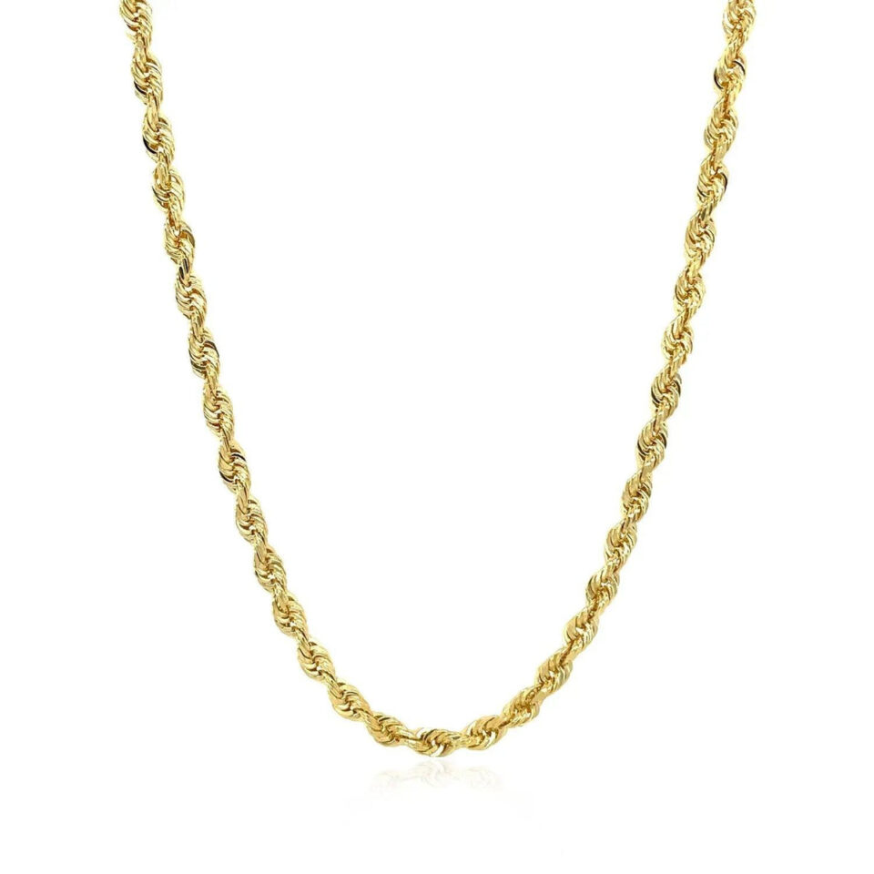 14K Yellow Gold Rope Chain 3.00mm