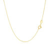 14K Yellow Gold Box Chain, 0.6 mm