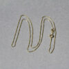 14K Yellow Gold Box Chain, 0.6 mm